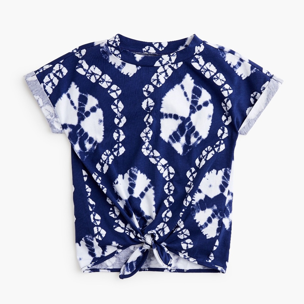 Crewcuts J.crew Little Girls' tie-dye T-shit Sz 14